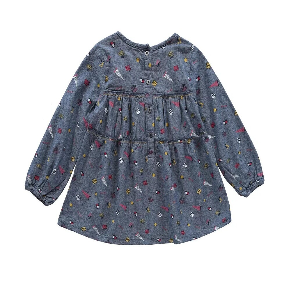 Tommy Hilfiger Baby Girls Chambray Tunic and Leggings, 2 Piece Set 12M - Picture 3 of 9